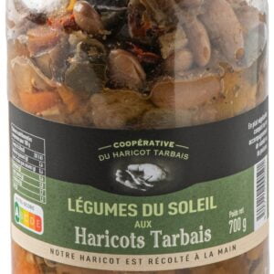 Légumes du soleil cuisinés aux haricots tarbais, bocal 700 g