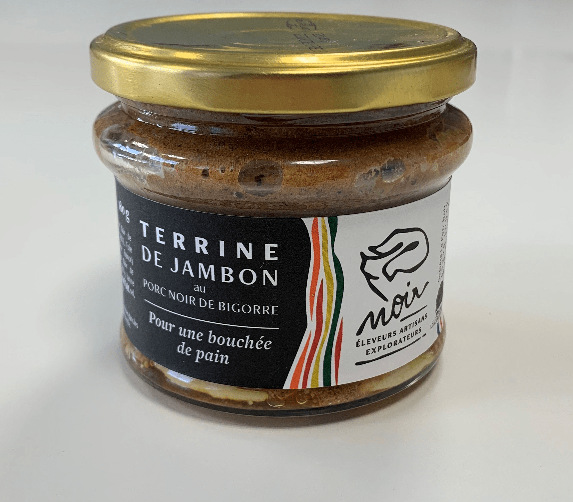 Terrine au jambon Noir de Bigorre AOP, 180 g