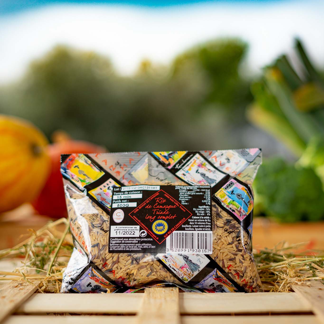 Riz long Triade étuvé IGP de Camargue 500 g